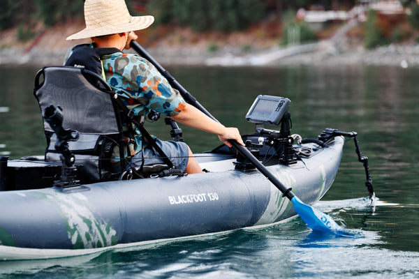 Fancy your self a paddling angler. All you need to know and more about the perfect kayak for the job. The Aquaglide Blackfoot.