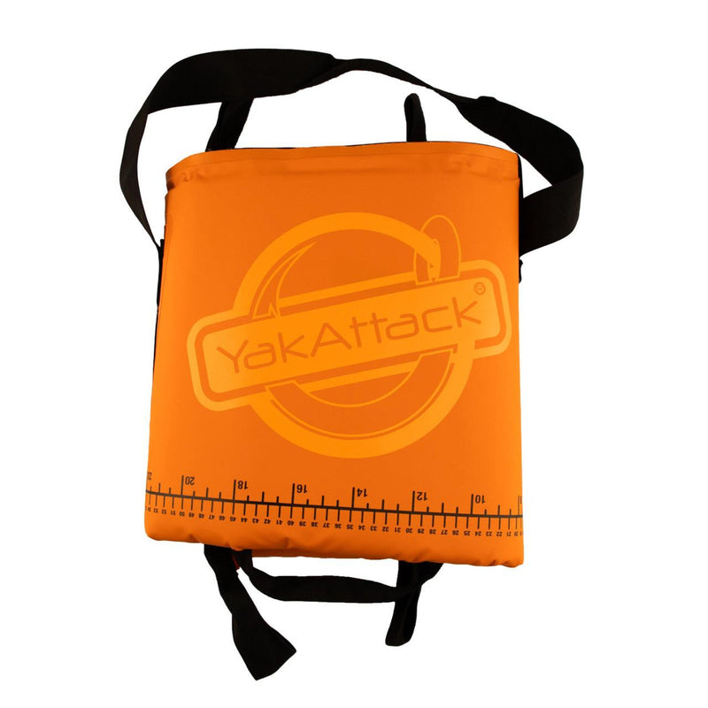 YakAttack - Insulated Fish Cooler Bag with Drain Plug - 38”x13” - Orange