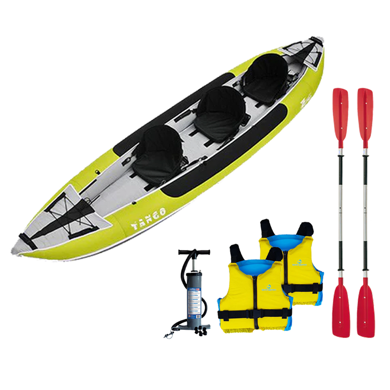 Tango 300 - Inflatable Recreational Kayak - Paddle Package Z-Pro