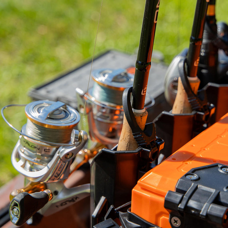 BlackPak Pro Kayak Fishing Crate - 13x13 - YakAttack Orange YakAttack