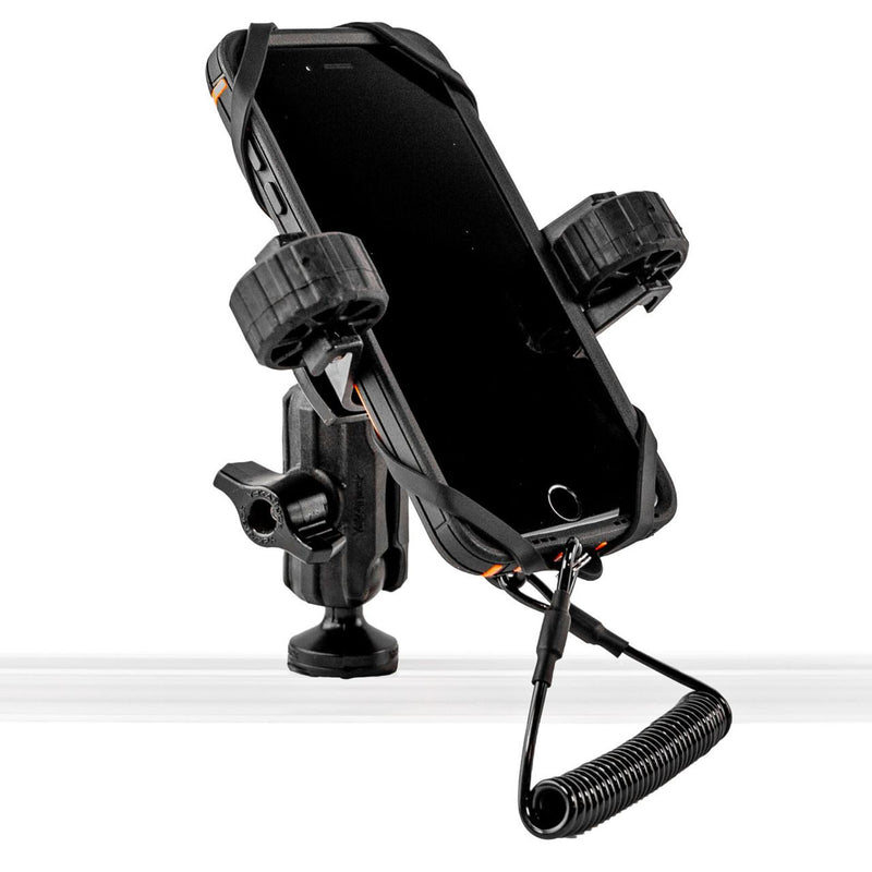 YakAttack - RotoGrip Phone Holder with 1" Screwball Track Mount YakAttack