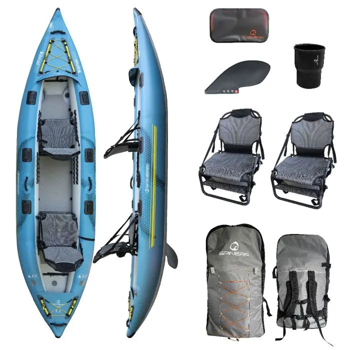 Kenai Fishing 130 - 2 Person Inflatable Kayak Spinera